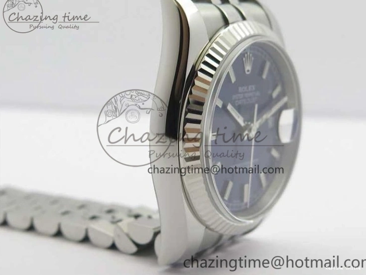 0216 DateJust 36 SS 116234 ARF 1:1 Best Edition 904L Steel Blue Dial on Jubilee Bracelet SH3135 V TravelReady 3214